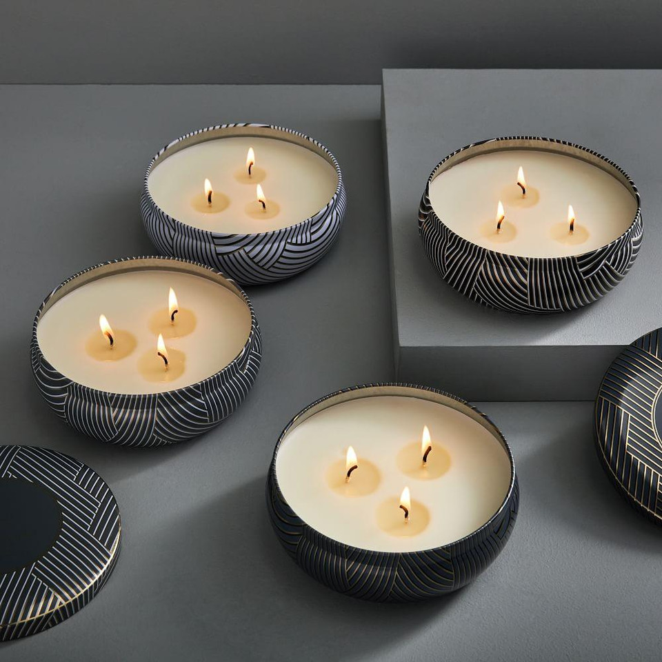 Rove Printed Tin Scented Candles