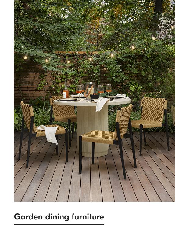 Garden dining furniture