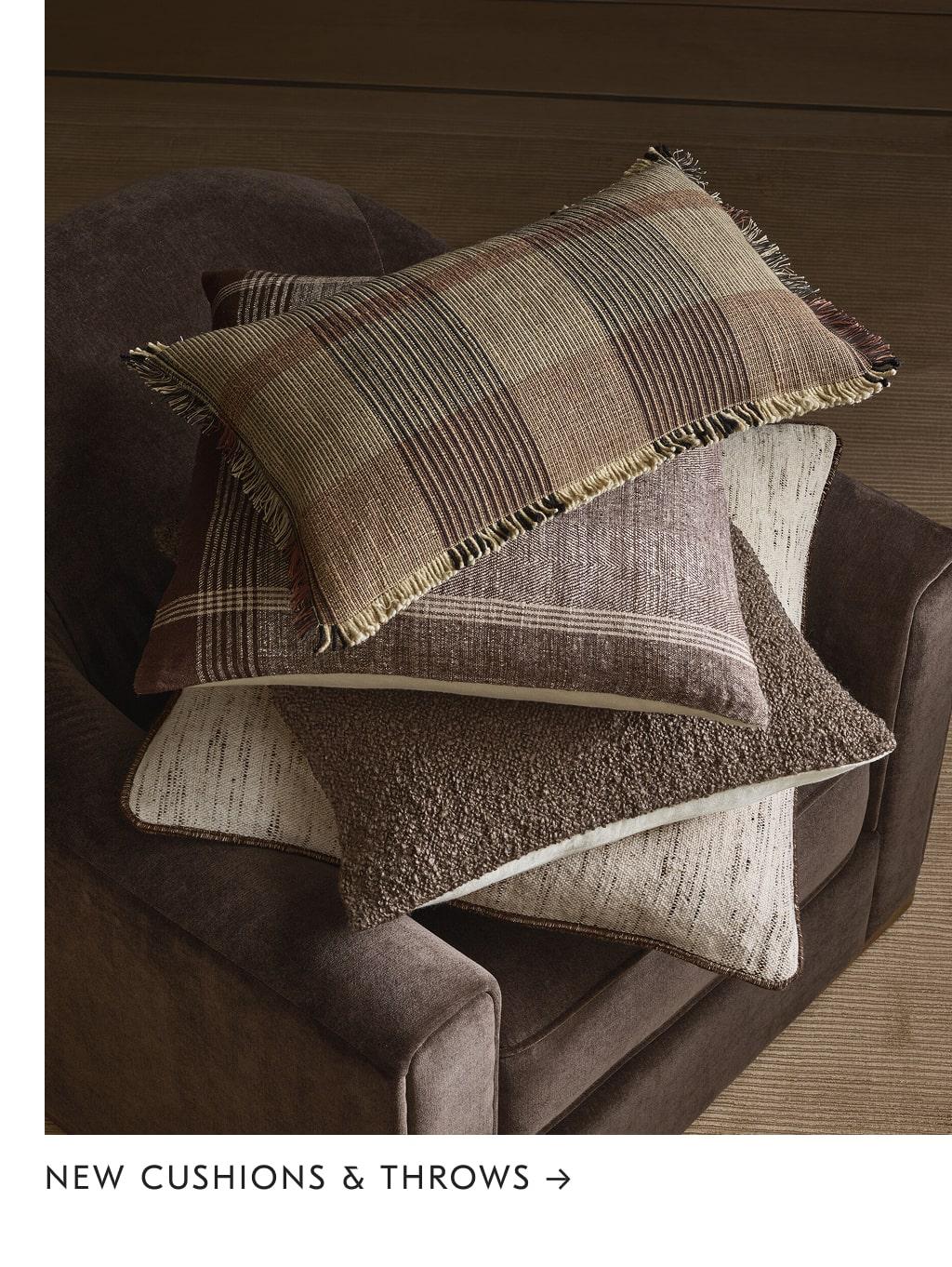 New cushions throws