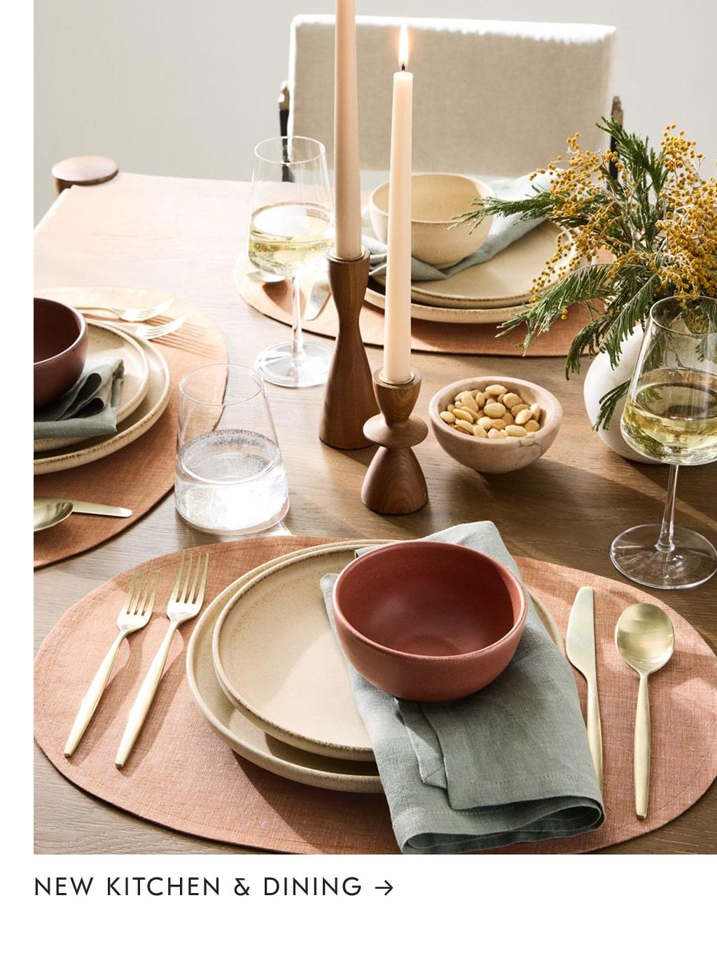 New tableware
