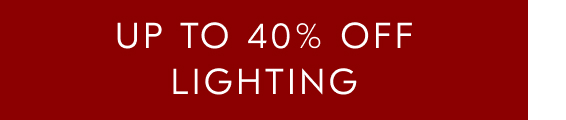 Up to 40% off lighting