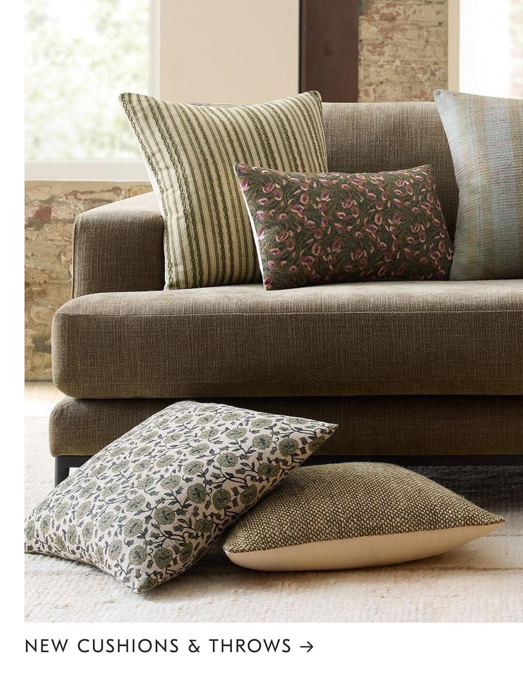 New Cushions & Throw