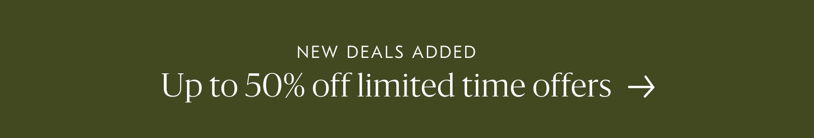 Up to 50% off Sale