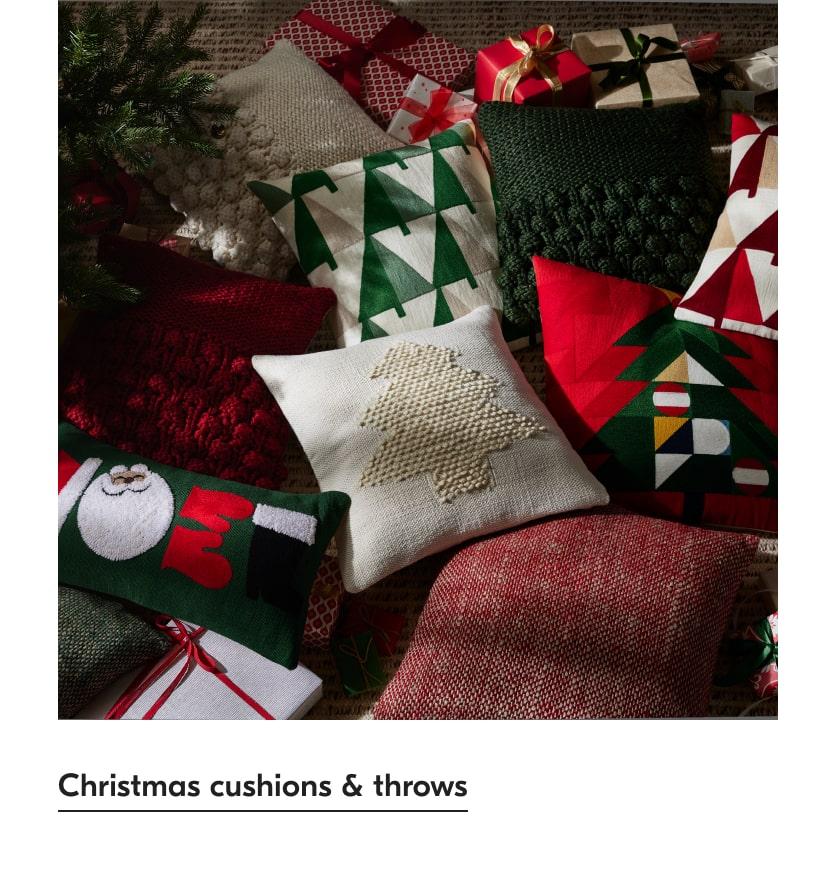 Shop Christmas Cushions & Throws
