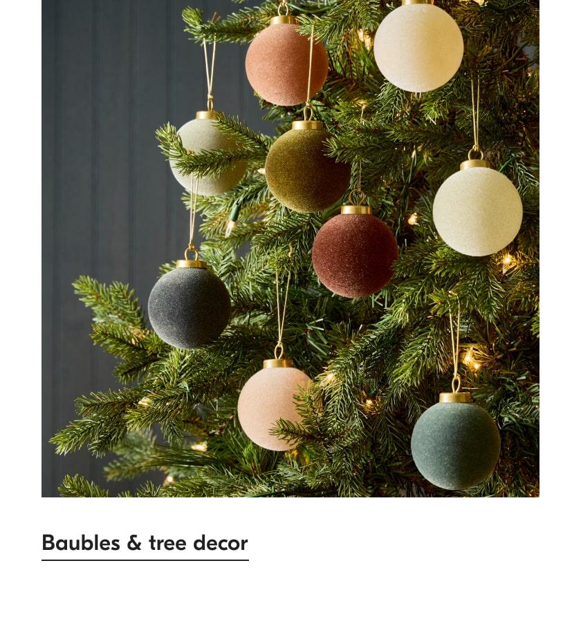 Shop Baubles & Tree Decor