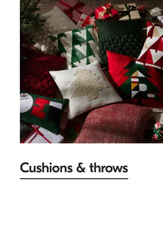 Shop Christmas Cushions & Throws