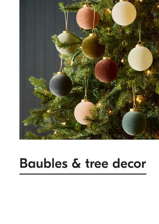 Shop Baubles & Tree Decor