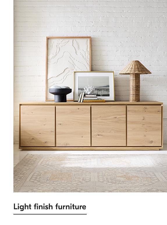 Light finish furniture