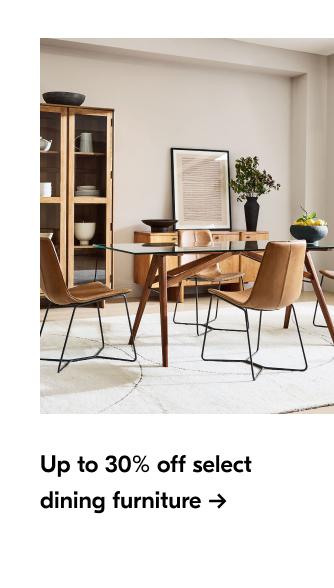 Up to 50% off dining room furniture