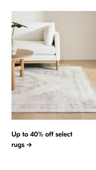 Up to 20% off rugs