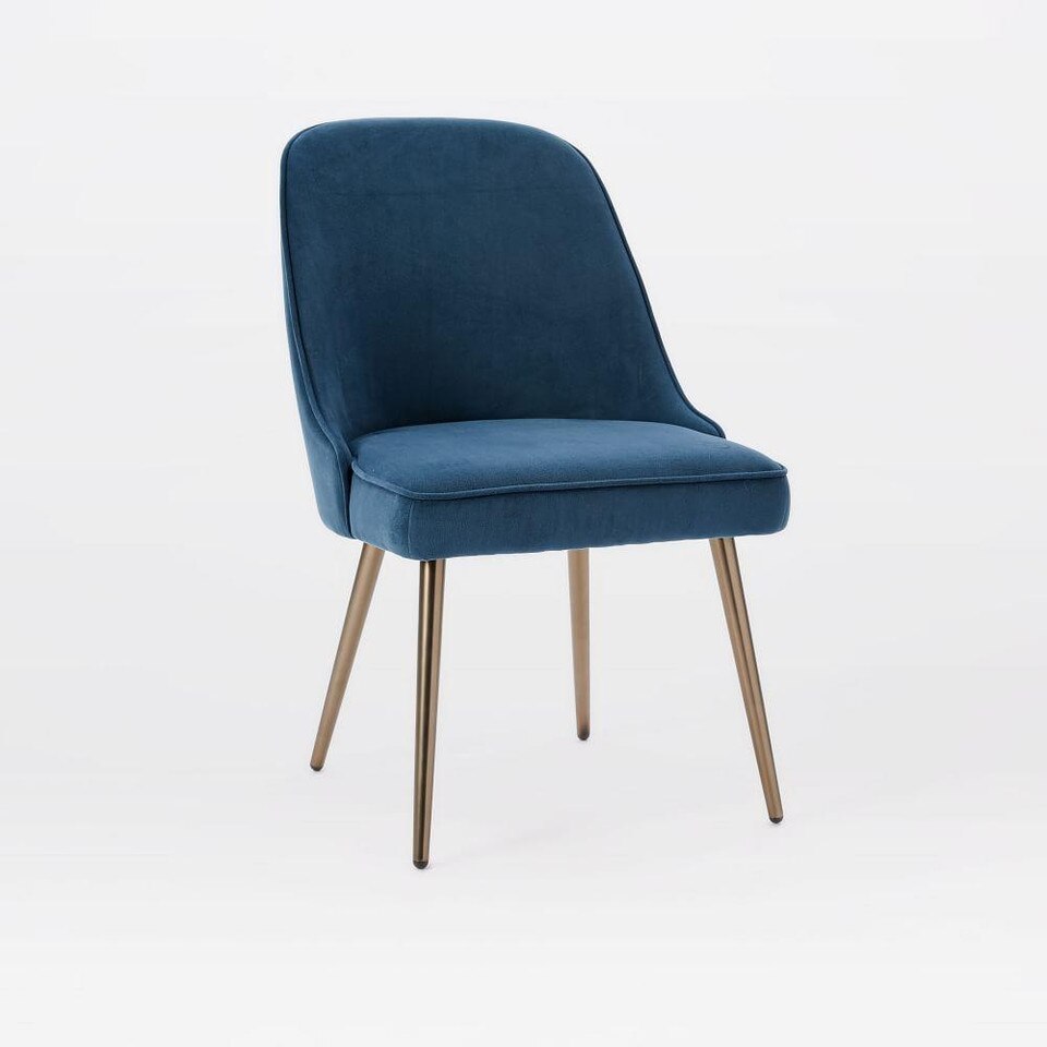 Mid-Century Dining Chair - Metal Legs