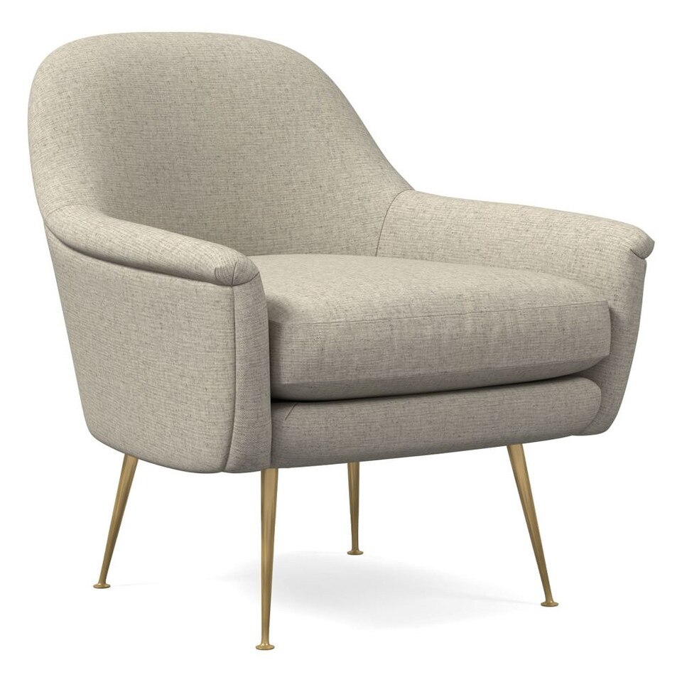 Phoebe Armchair - Metal Legs