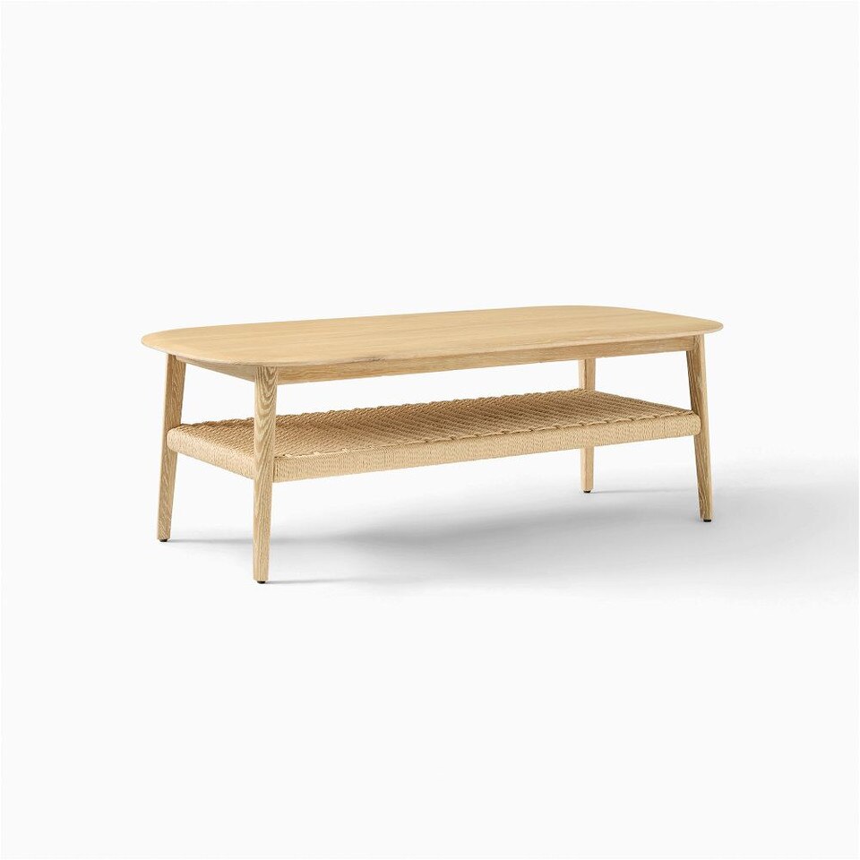 Chadwick Mid-Century Rectangle Coffee Table (122 cm)