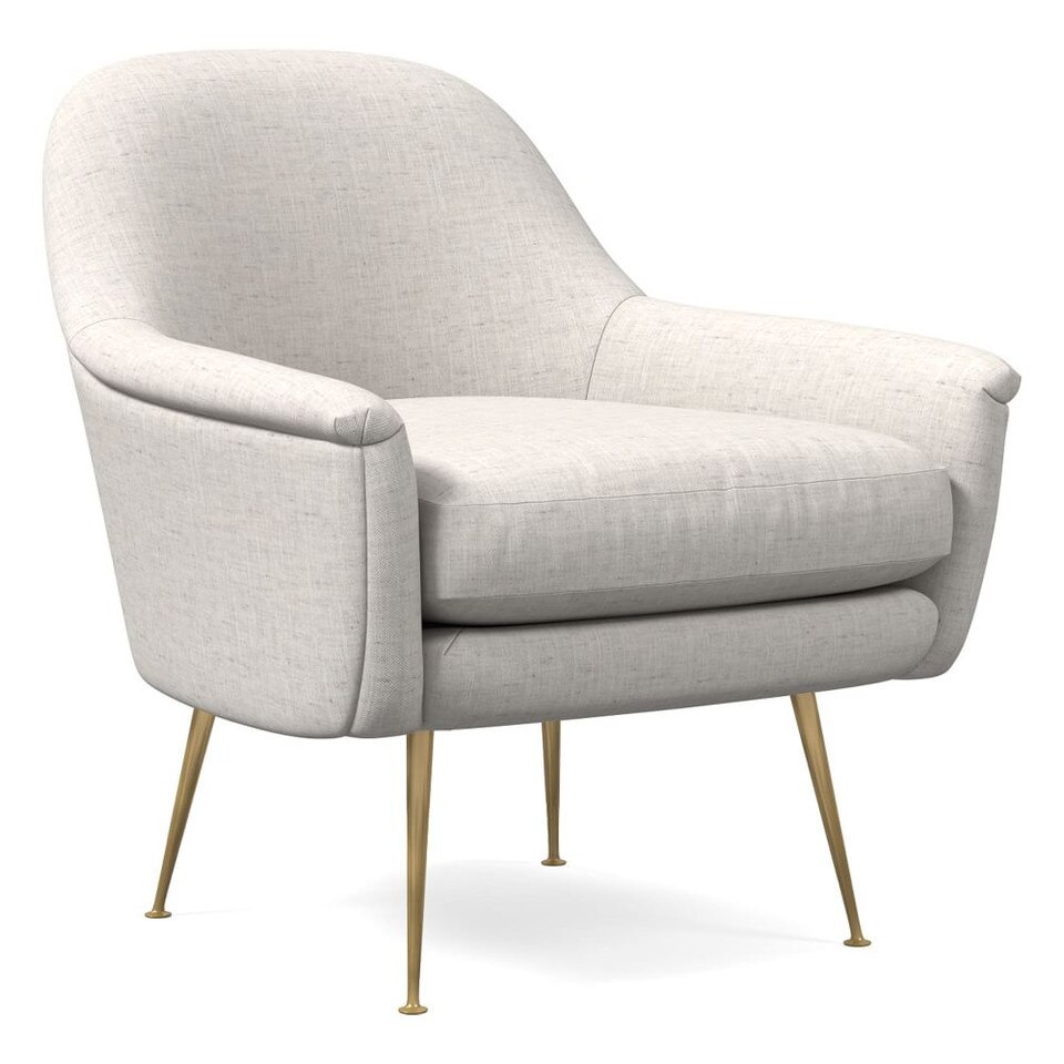 Phoebe Armchair - Metal Legs
