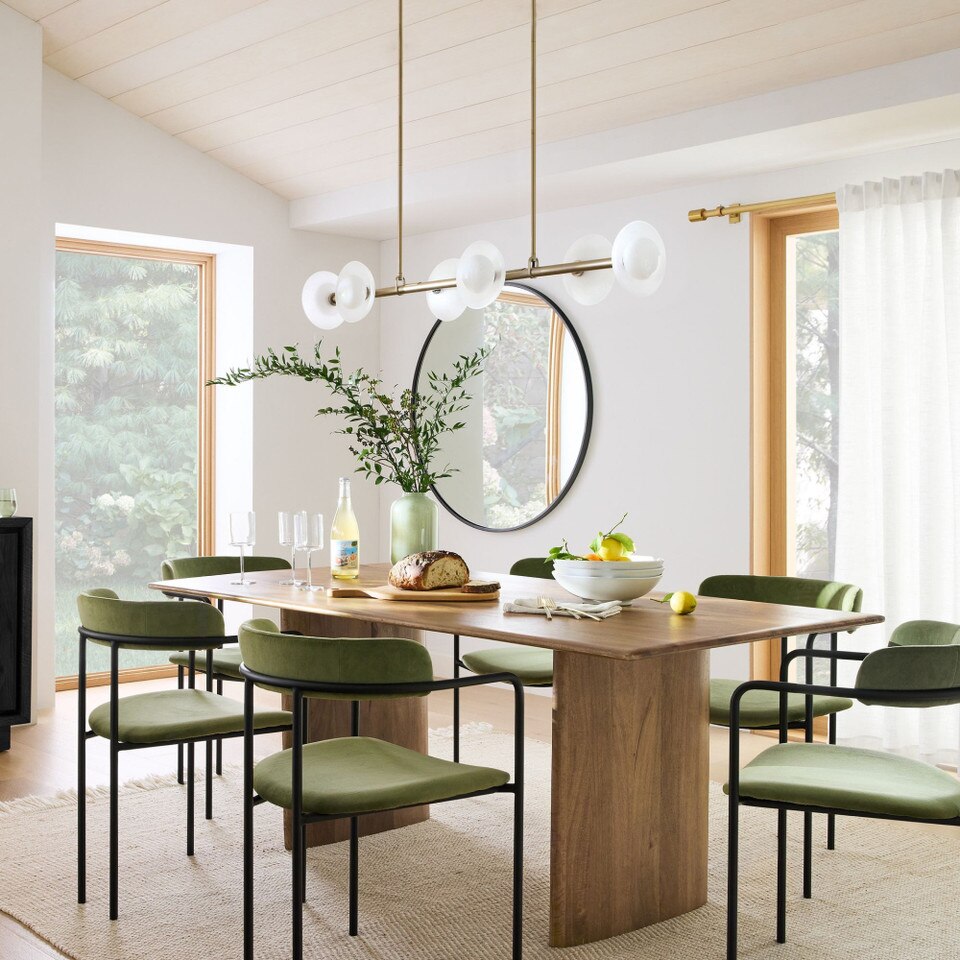 Anton Solid Wood Dining Table (183 cm)