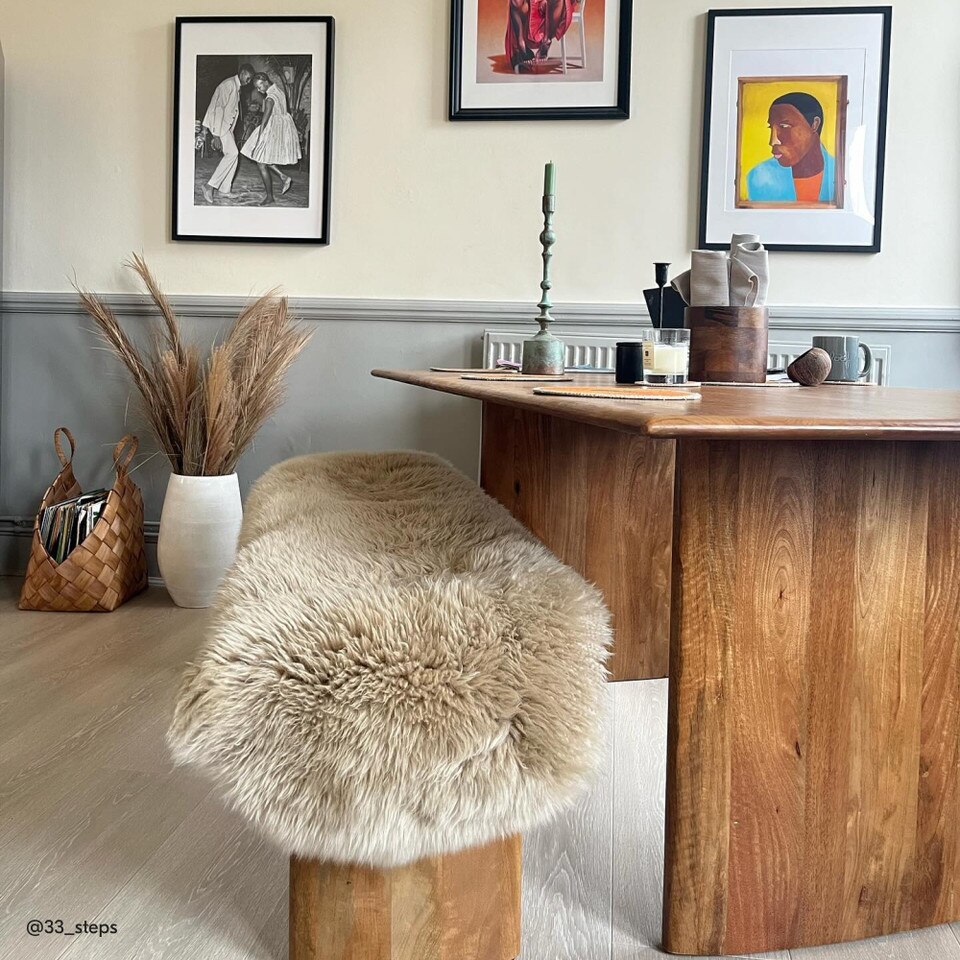 Anton Solid Wood Dining Table (183 cm)