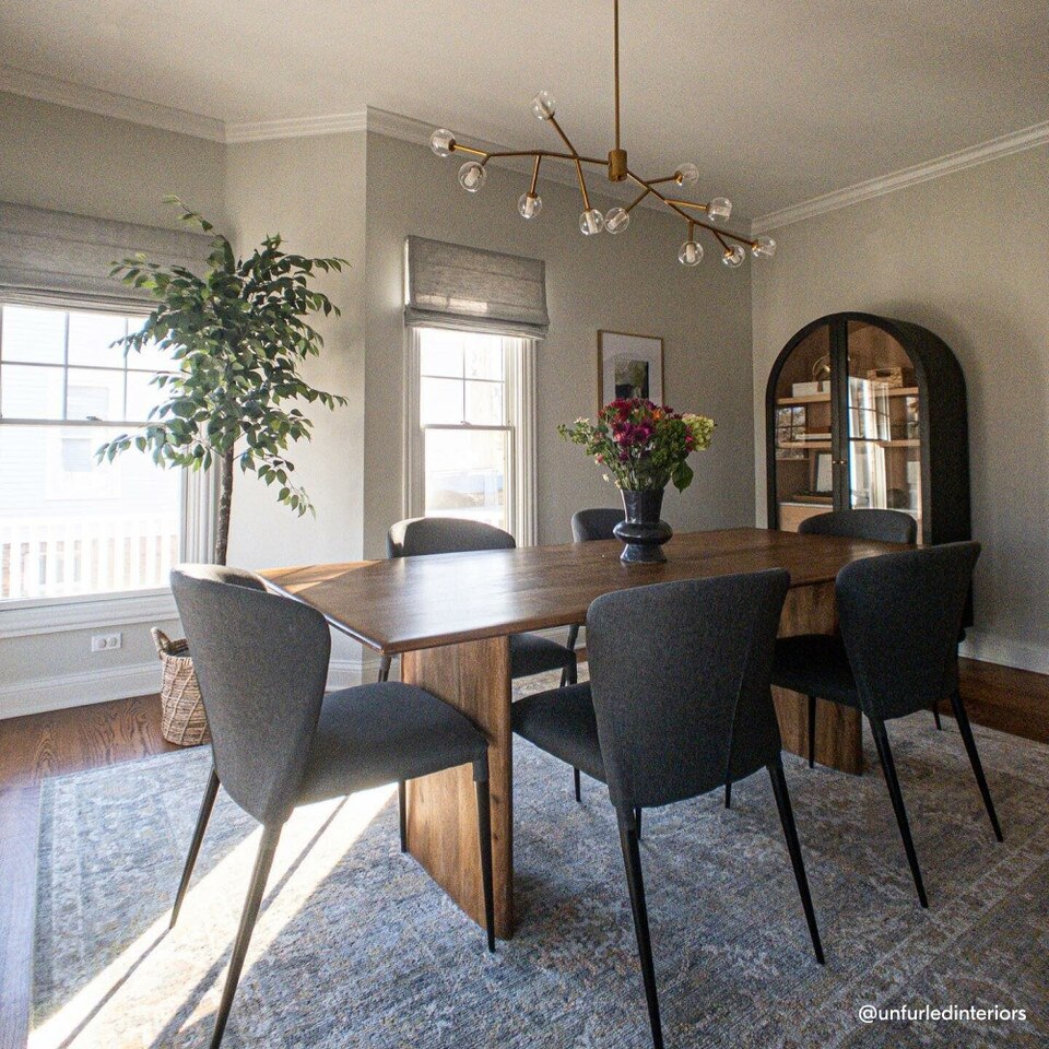 Anton Solid Wood Dining Table (183 cm)