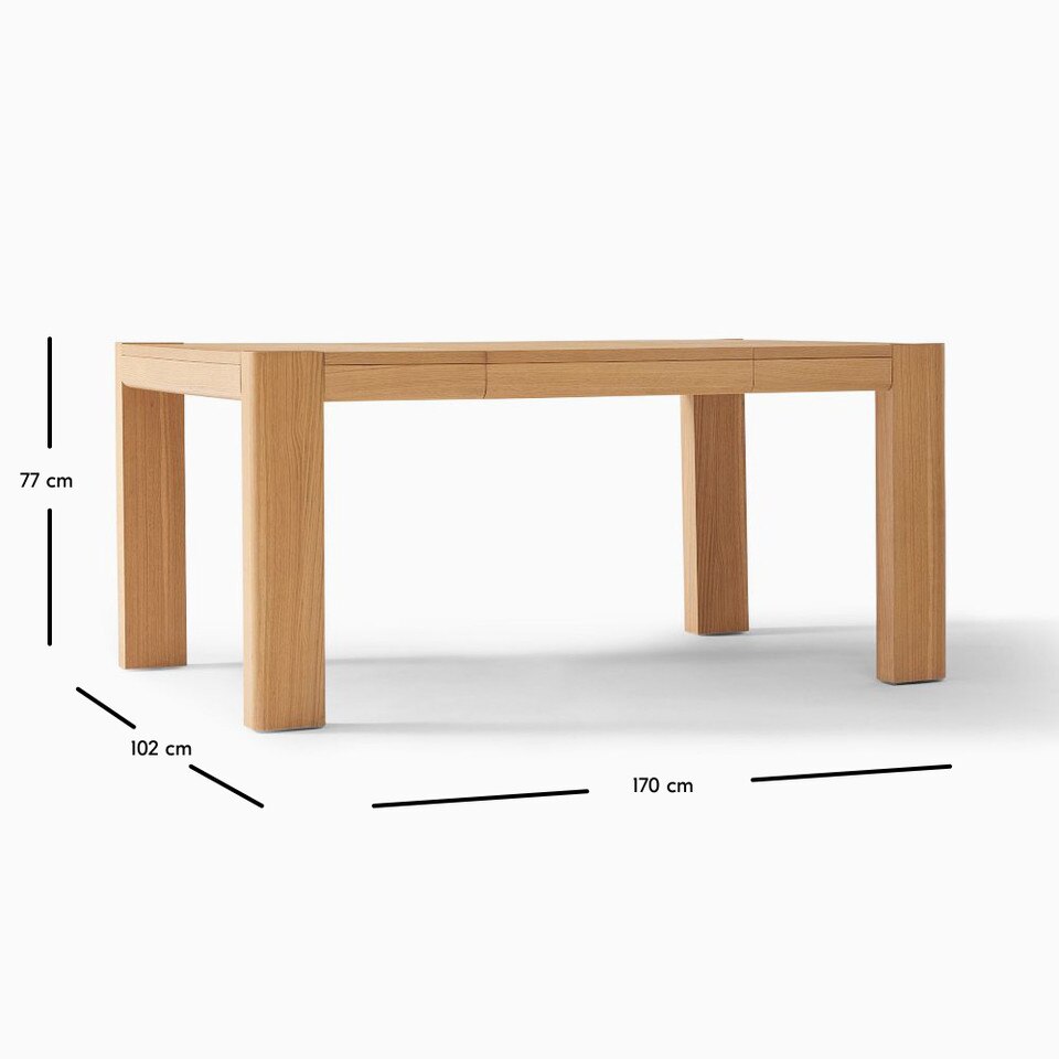 Linwood Expandable Dining Table (102 cm - 229 cm)