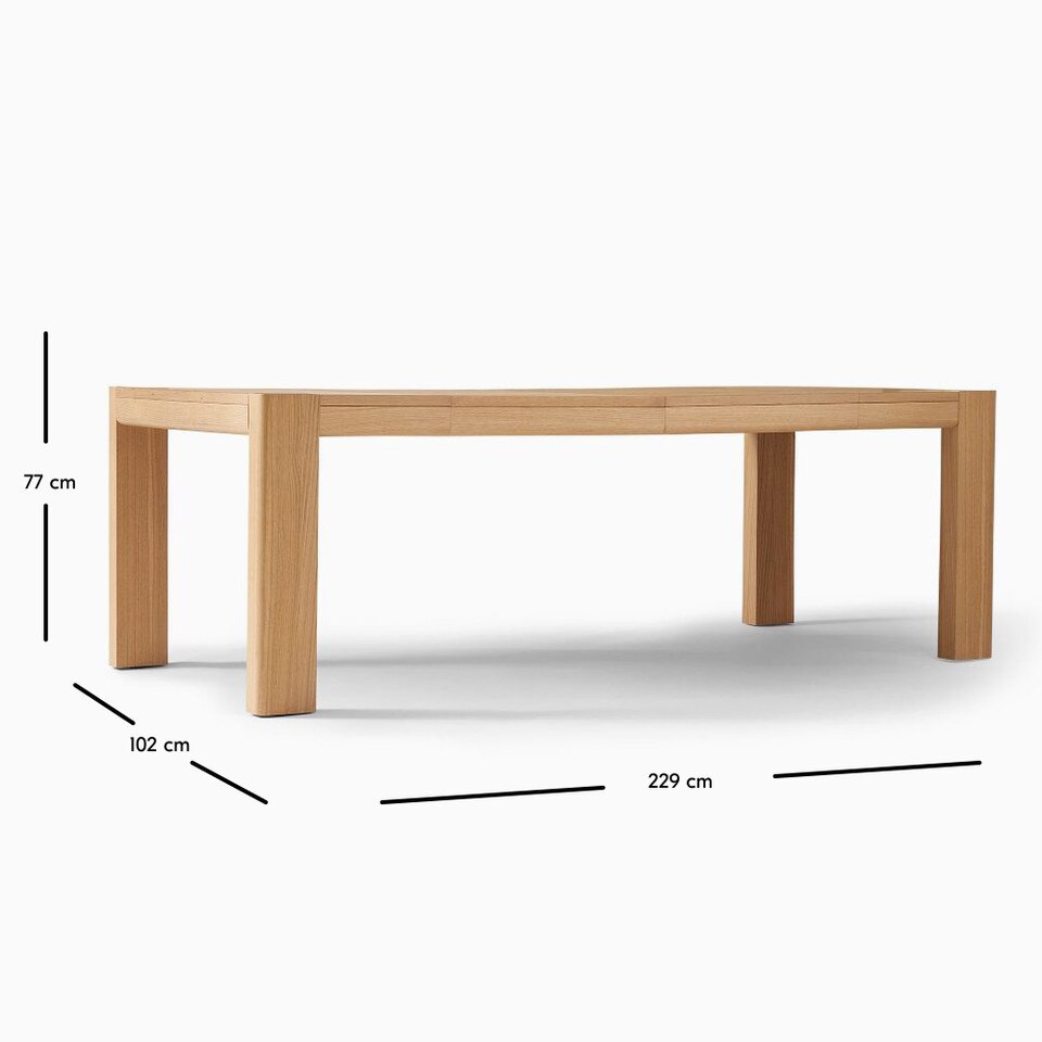 Linwood Expandable Dining Table (102 cm - 229 cm)