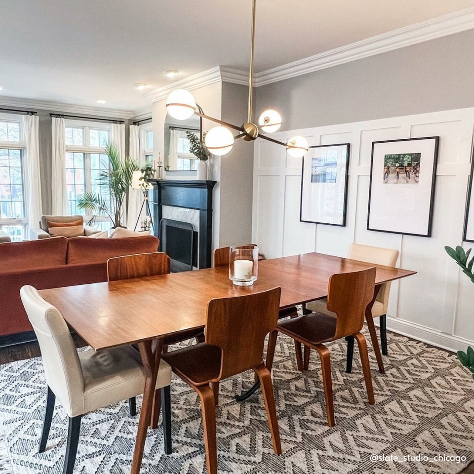 Mid-Century Modern Extendable Dining Table (99 cm - 234 cm)