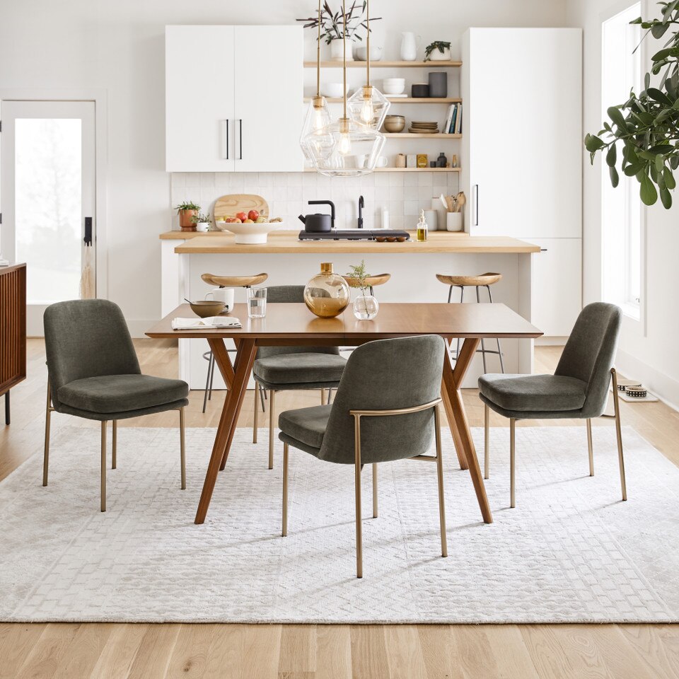 Mid-Century Modern Extendable Dining Table (99 cm - 234 cm)