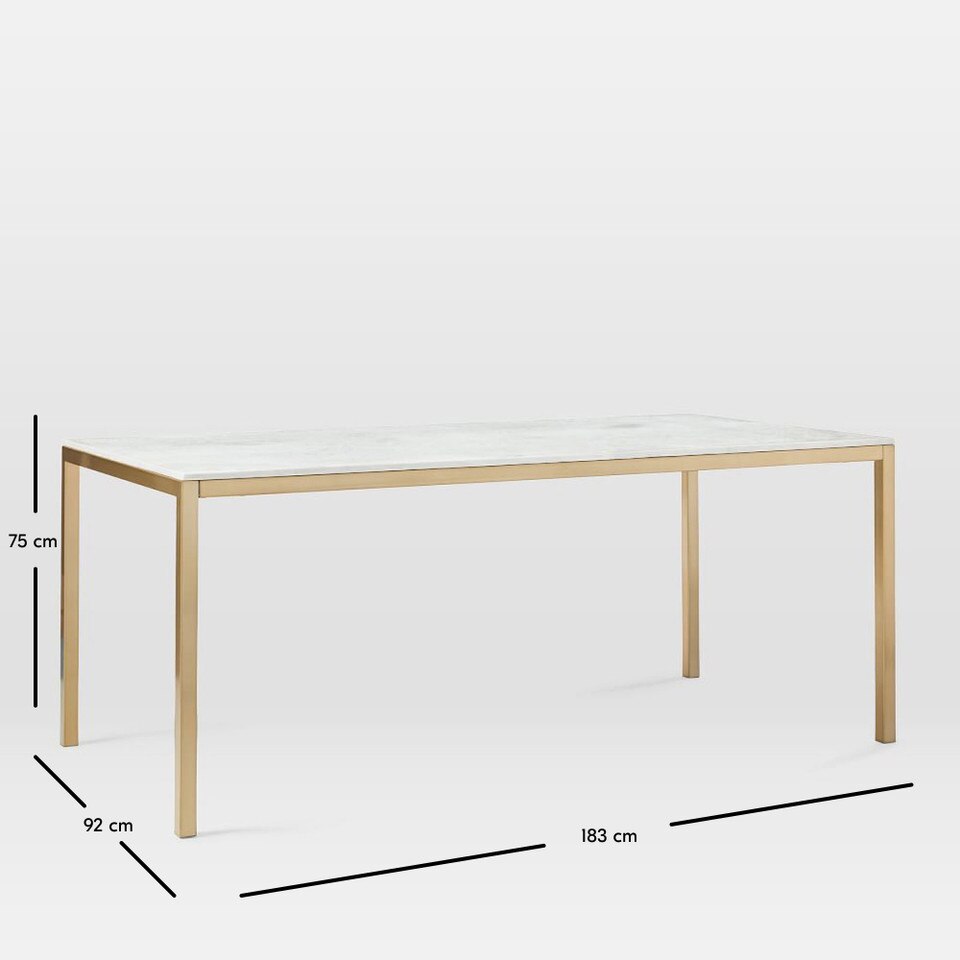 Frame Marble Dining Table (183 cm)