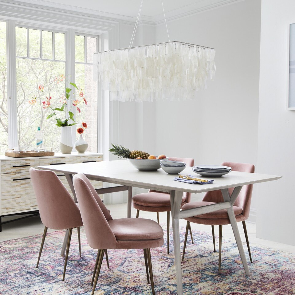 Mid-Century Modern Extendable Dining Table (152 cm - 203 cm)