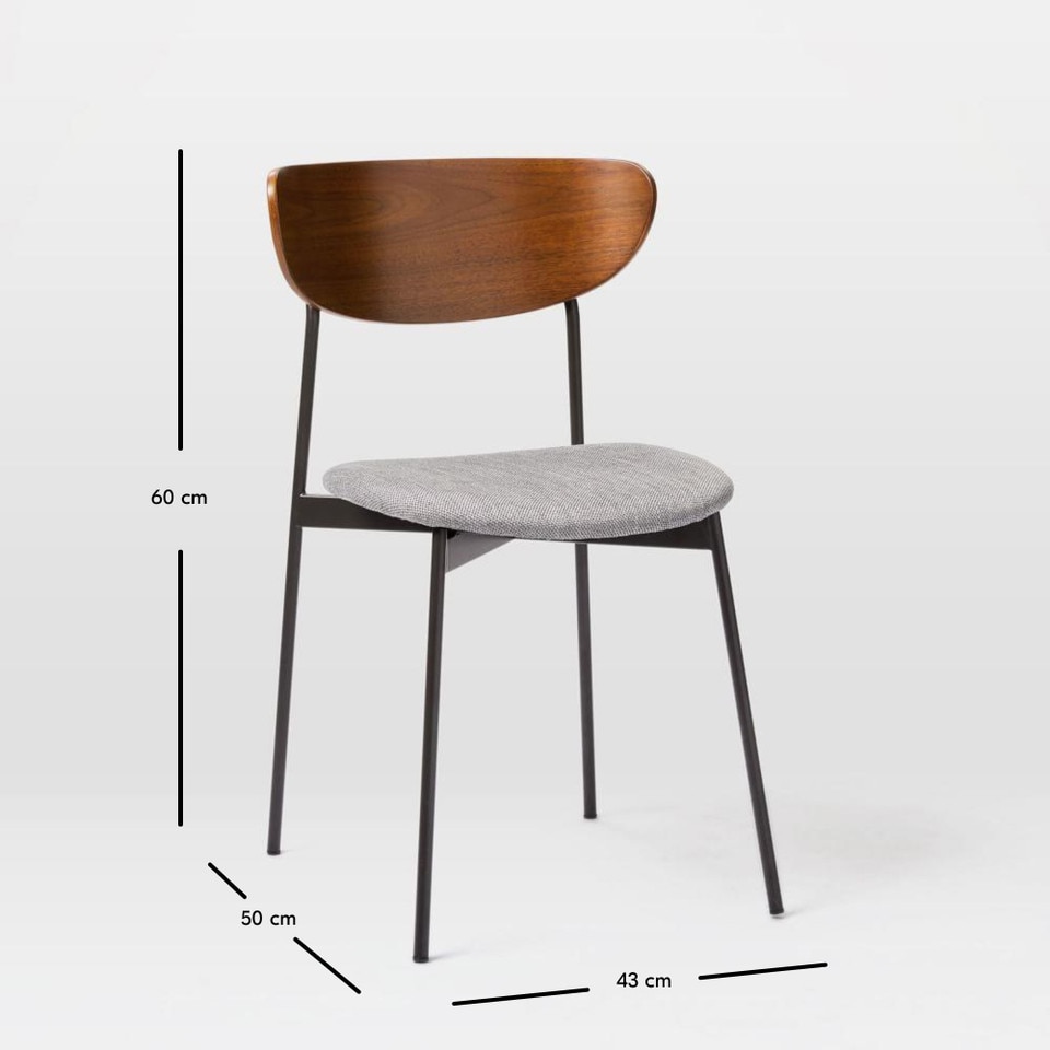 Mid-Century Modern Petal Dining Chair
