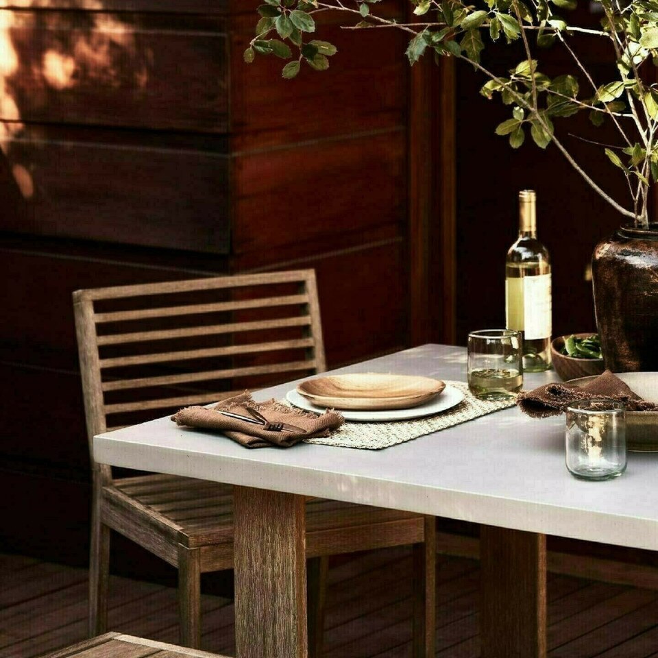 Portside Garden Concrete Dining Table (183 cm)