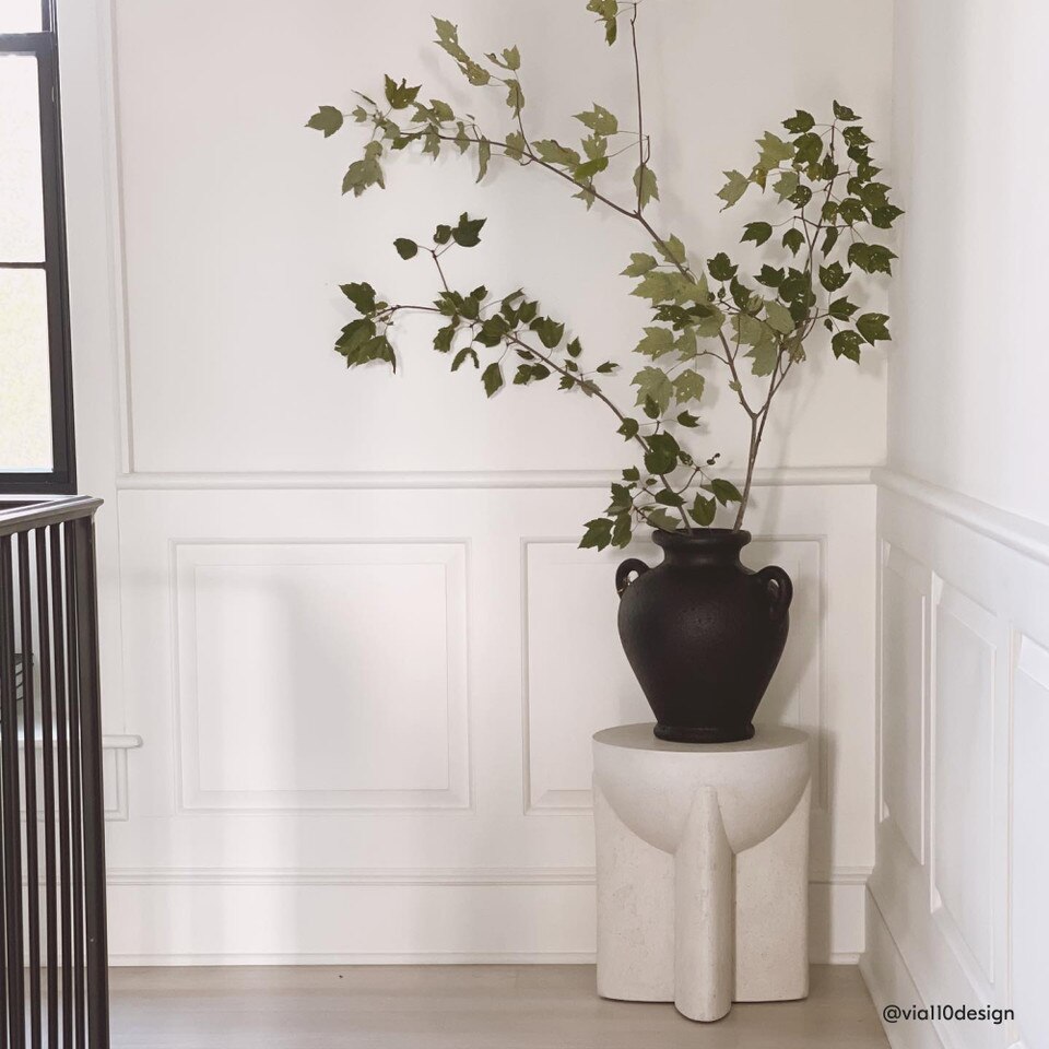 Monti Lava Stone Indoor/Outdoor Garden Side Table (38 cm)