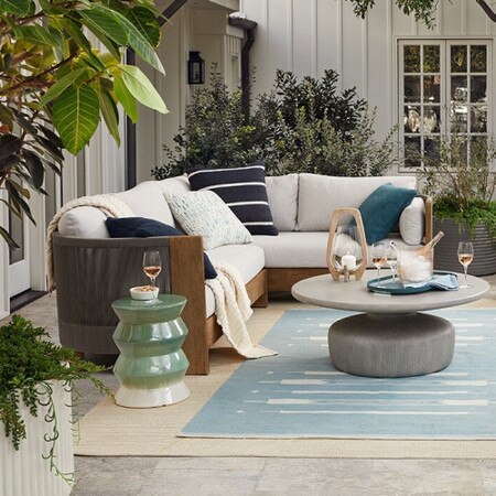 Porto Garden 3-Piece Corner Sofa (254 cm)