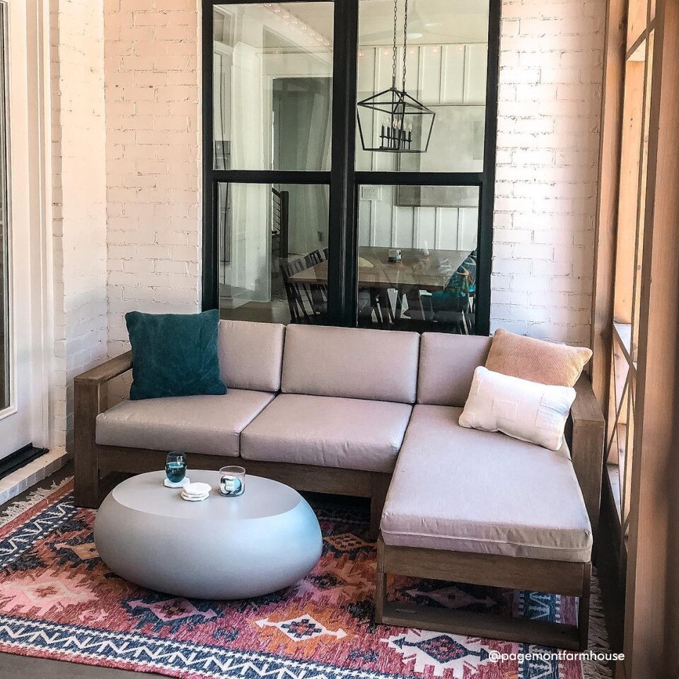 Portside Garden 2-Piece Chaise Sofa (234 cm)