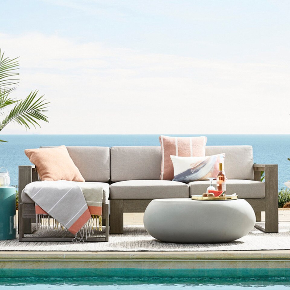 Portside Garden 2-Piece Chaise Sofa (234 cm)