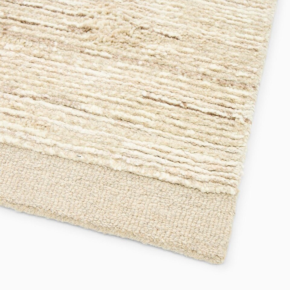 Abstract Line Shag Rug