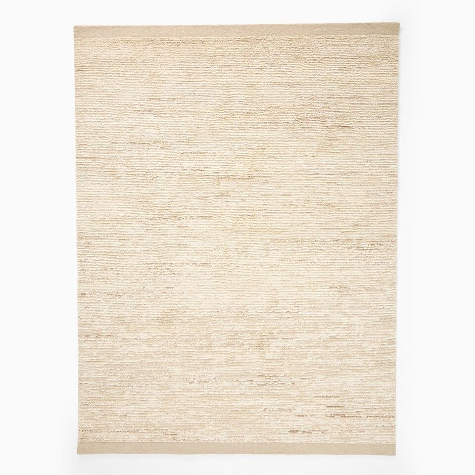 Abstract Line Shag Rug