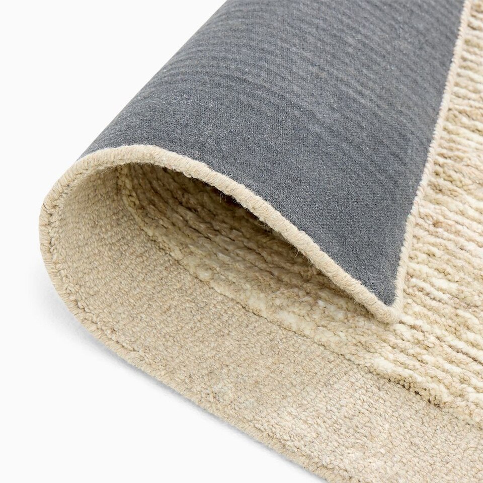 Abstract Line Shag Rug