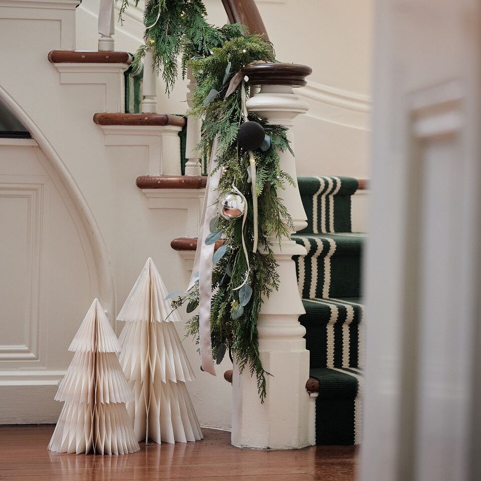 Neutral Decorative Paper Tabletop Trees