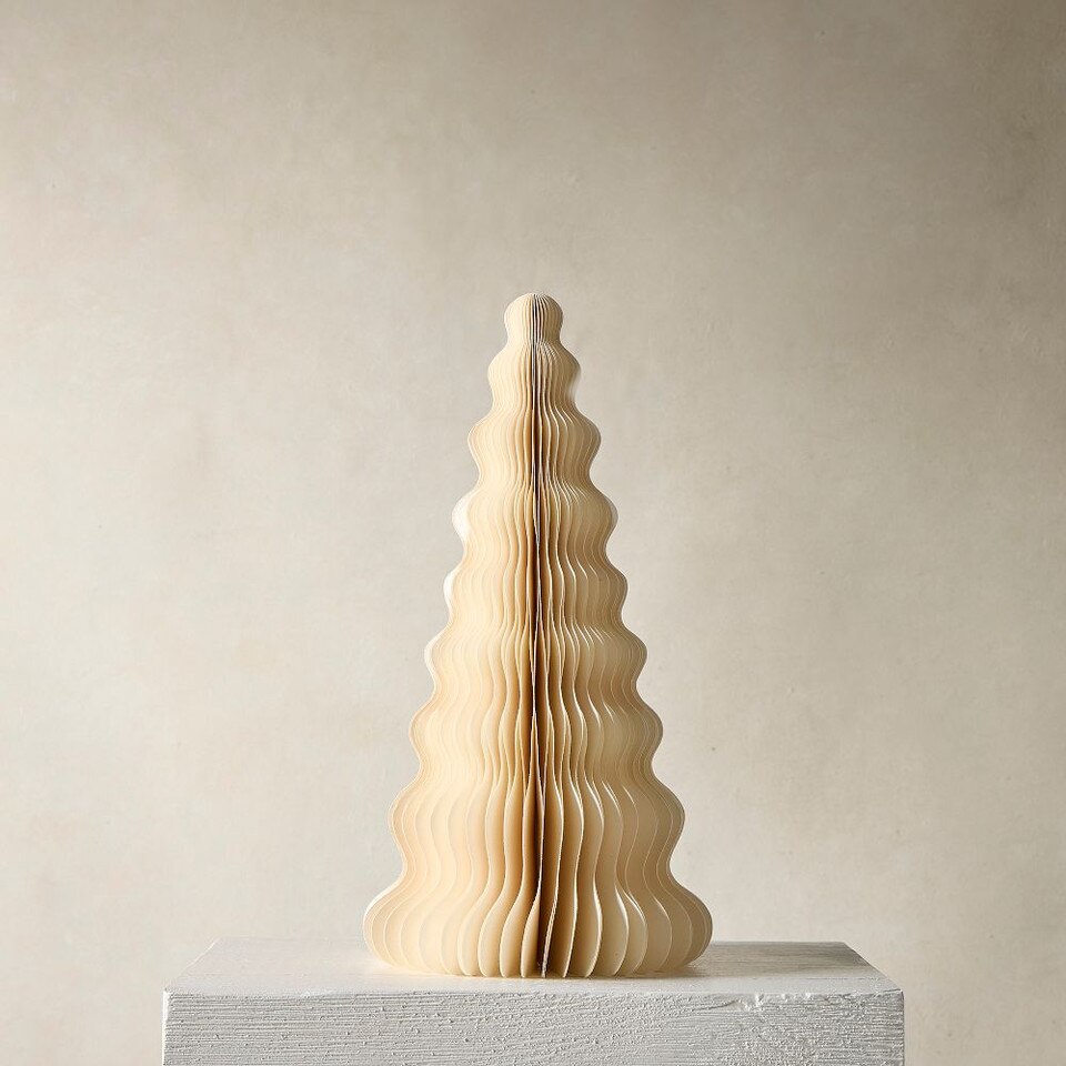 Neutral Decorative Paper Tabletop Trees