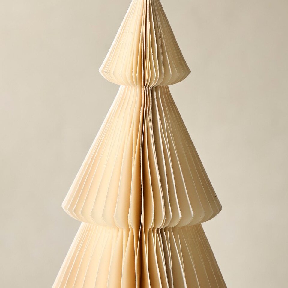Neutral Decorative Paper Tabletop Trees