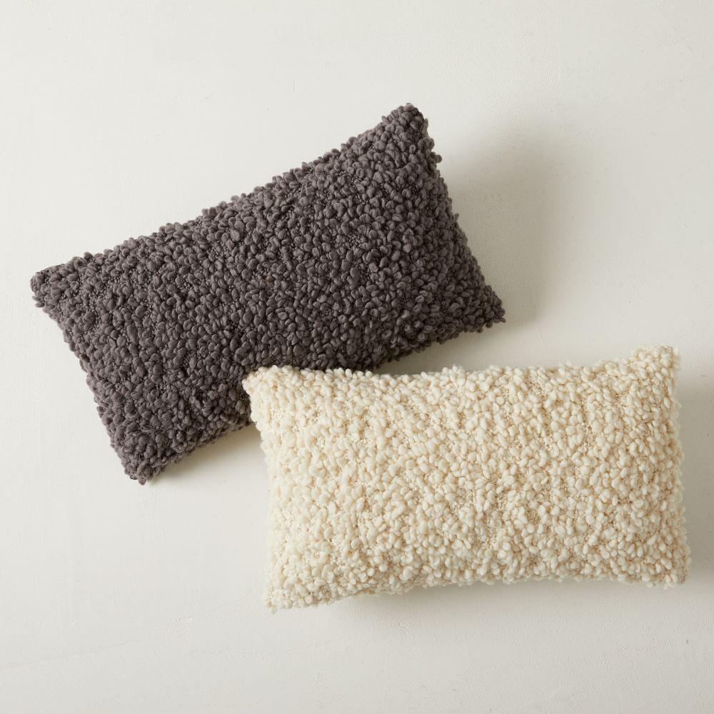 textured pillows