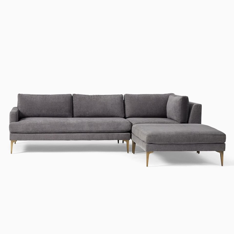 Andes 3-Piece Ottoman Chaise Sofa (276 cm)