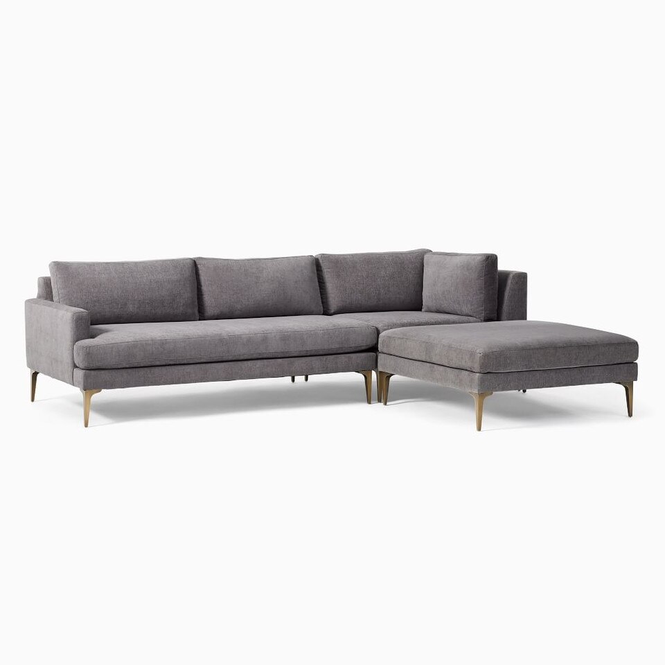 Andes 3-Piece Ottoman Chaise Sofa (276 cm)