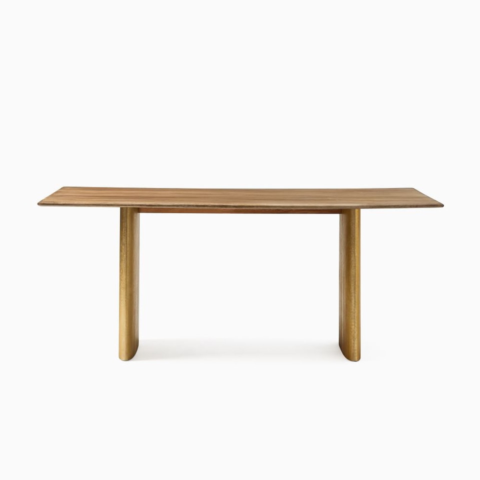 Anton Metal Plinth Dining Table (183 cm)