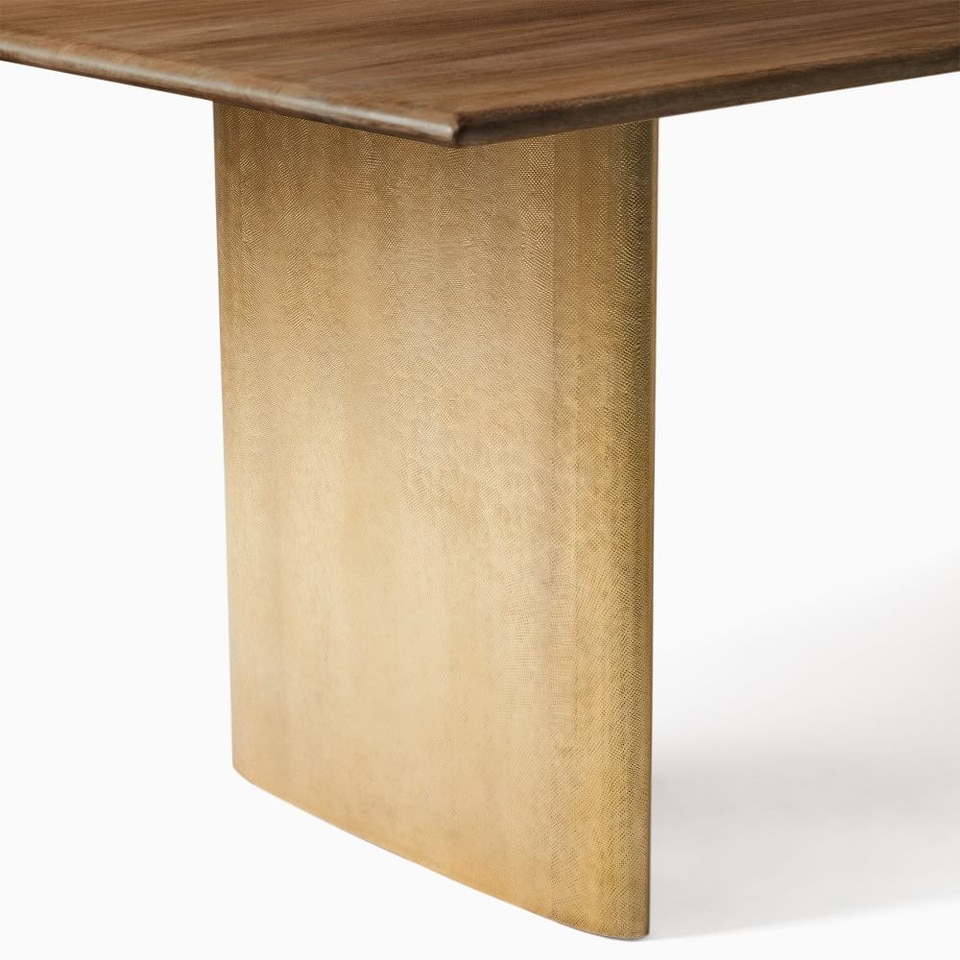 Anton Metal Plinth Dining Table (183 cm)
