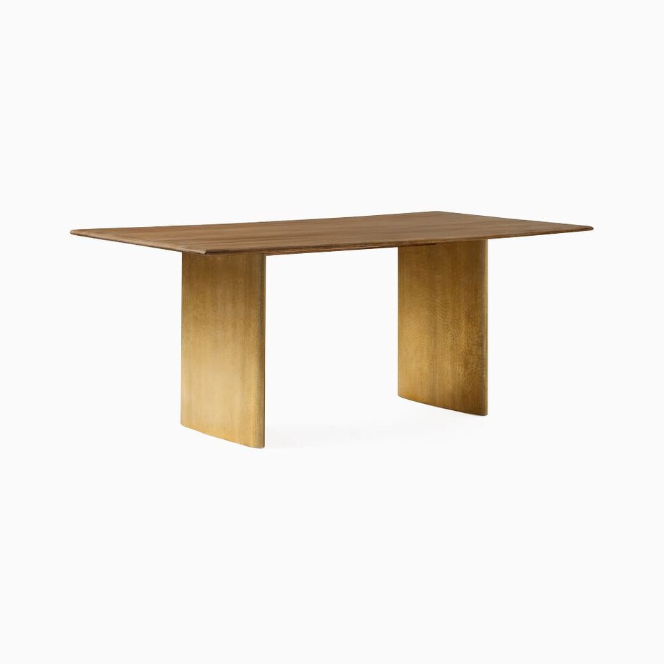 Anton Metal Plinth Dining Table (183 cm)
