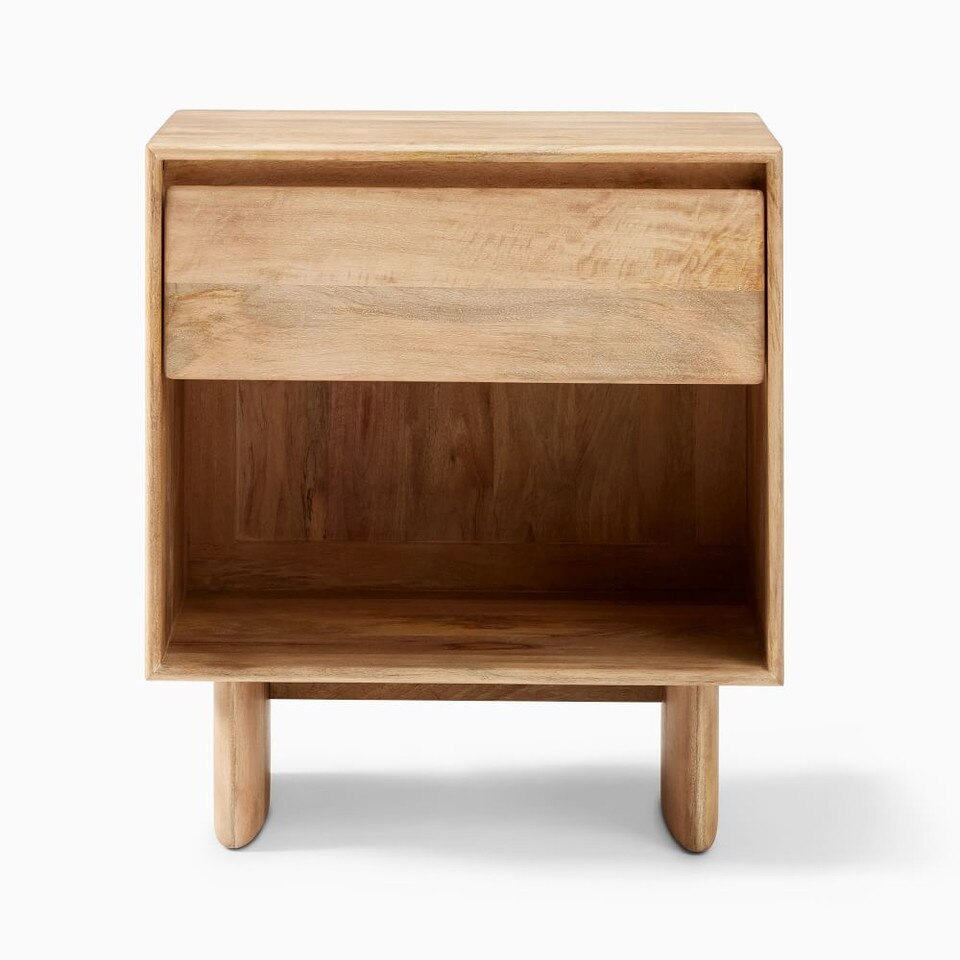 Anton Solid Wood Bedside Table (56 cm)