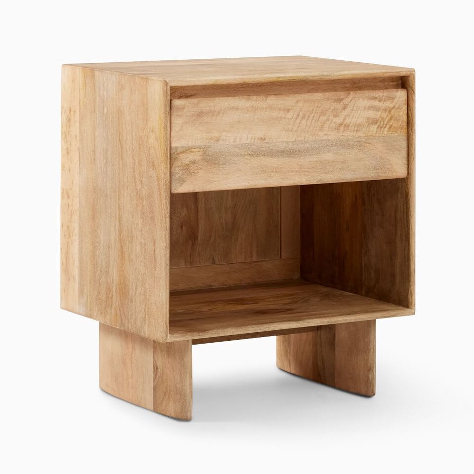 Anton Solid Wood Bedside Table (56 cm)