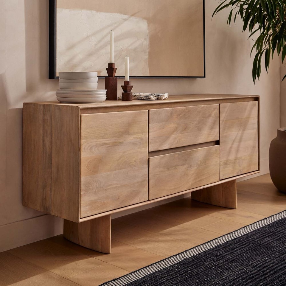 Anton Solid Wood Sideboard (160 cm)