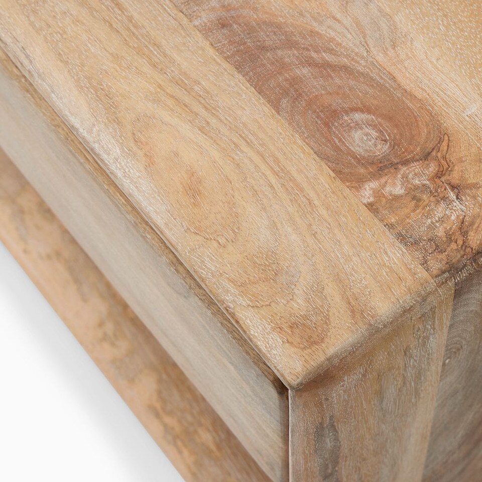 Anton Solid Wood Storage Coffee Table
