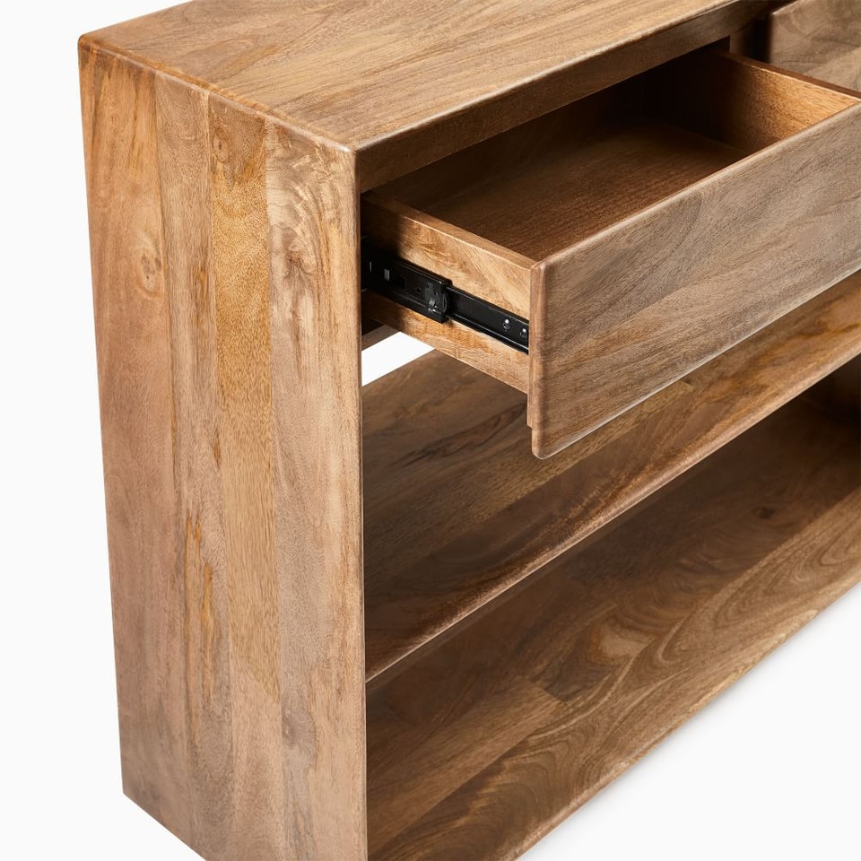 Anton Solid Wood Storage Console (107 cm)